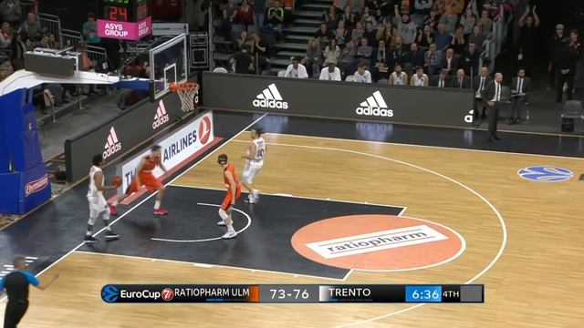 7DAYS EuroCup Magic Moment Joschka Ferner Dunk, raiopharm Ulm смотреть онлайн