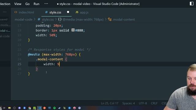 Learn Web Development: Creating and Styling a Responsive Form Modal