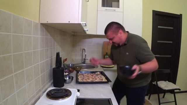 Пицца с морепродуктами, лучшая пицца которую я готовил!