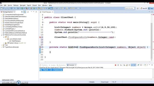 Java 8 Lambda-Reference to a constructor смотреть онлайн