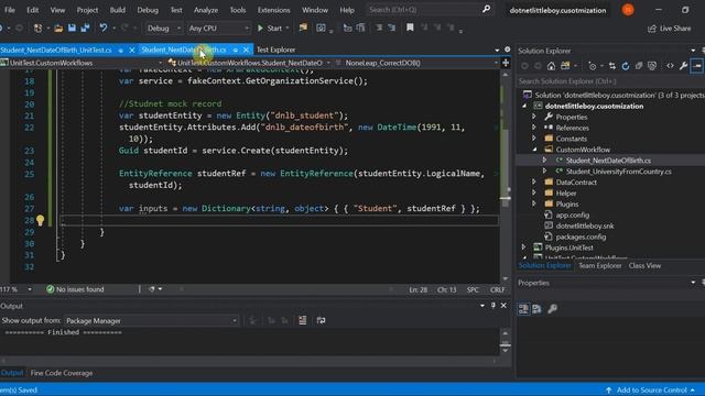 Processes - Part 8 | How to Write Unit Test for Custom Workflow | Use FakeXrmEasy | Dynamics CRM 36