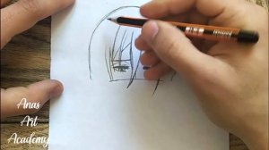 mikasa ackerman drawing step by step  | pencil drawing  | attack on titan (進撃の巨人)