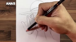 How to Draw LUFFY | One Piece Drawing Tutorial