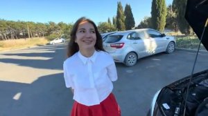 Дебильный тест драйв Мерседес GLA250, или девушка впервые за рулем Mercedes ГЛА250