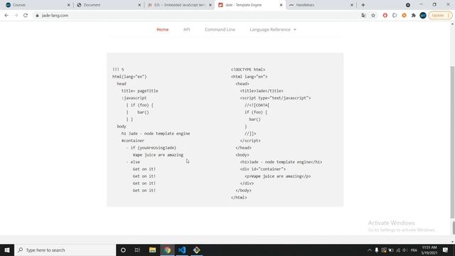 Course NodeJs In Arabic | 19-2 templates engine && dynamic page