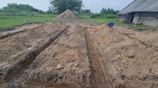 СТРОИТЕЛЬСТВО ДОМА НА ПЕЧИ ПО ПРОЕКТУ 99 !!!ЧАСТЬ 1!!! смотреть онлайн