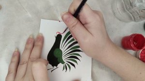 Городецкая роспись. Мастер-класс Петух. Как рисовать петушка?