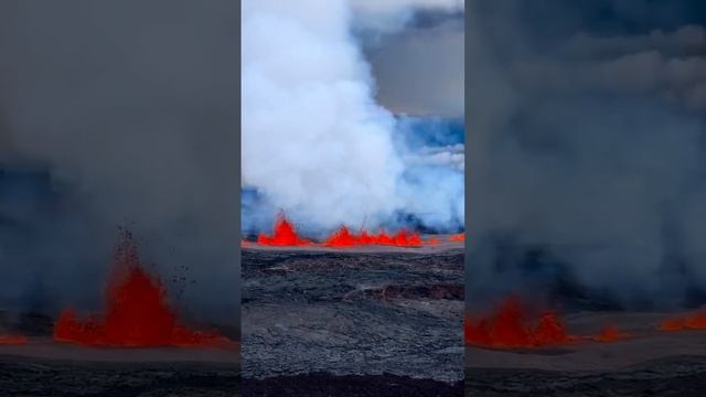 Извержение вулкана Мауна Лоа Гавайские острова, США, декабрь 2022 новости погоды в мире.