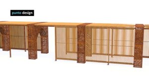 Modular pergola   Punto Design 1