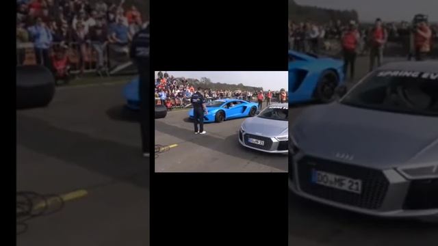 Lamborghini Hurracan V12 S vs Audi R8 V12 S || SUBSCRIBE  please