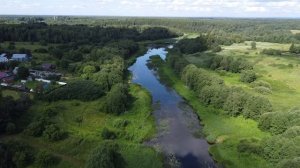 Река Нерль Волжская возле Елпатьево, Селищи, Евстигнеево.