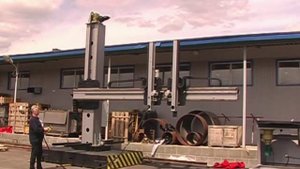 Тяжелая сварочная колонна и полупортал