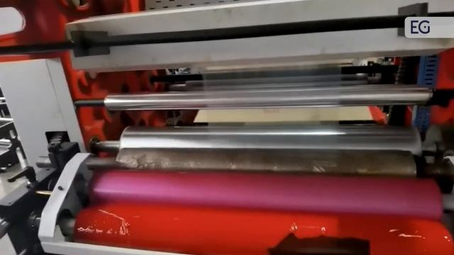 Флексографическая печать на станке CH-F4 смотреть онлайн