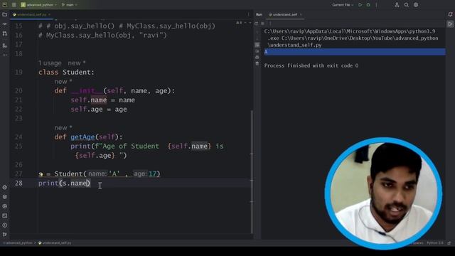 Understand "Self" in Details | Advanced Python Series