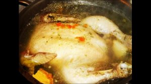 Варить прозрачный куриный и говяжий  бульон по всем правилам