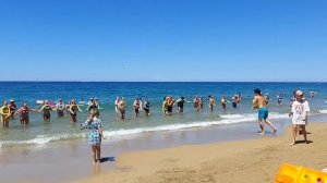 Rubi Hotel, Avsallar. Water gym - animation on the beach /  Анимация на пляже Руби отель /2022