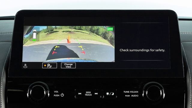 2023 INFINITI QX80 - Around View® Monitor with Moving Object Detection смотреть онлайн