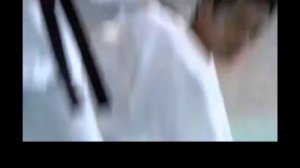 Woman vs Man Taekwondo Fight Scene