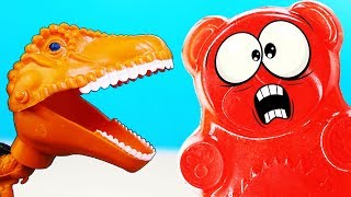 ГДЕ МЫ ОТКОПАЛИ ДИНОЗАВРА С ЖЕЛЕЙНЫМ МЕДВЕДЕМ ВАЛЕРОЙ.mp смотреть онлайн