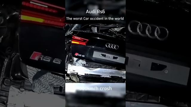 Audi rs6 300km/h Car Crash