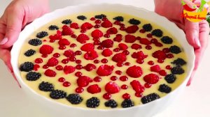 Рецепт Самый Простой ЯГОДНЫЙ Пирог! Без масла,без миксера,без заморочек!