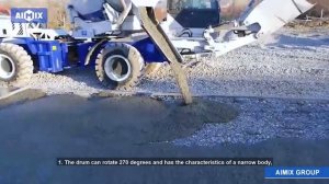 Aimix Автобетоносмеситель с самозагрузкой сведения применение и глобальный проект