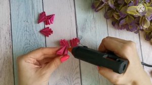 Они такие НЕОБЫЧНЫЕ! Весенние бантики из атласных лент 4 см ХИТ продаж/новинки канзаши/kanzashi