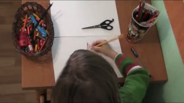 Как быстро нарисовать красивую картину, Ника рисует кошку и природу для детей