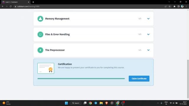 Sololearn C programming full course answers || solo learn C Programming full solution