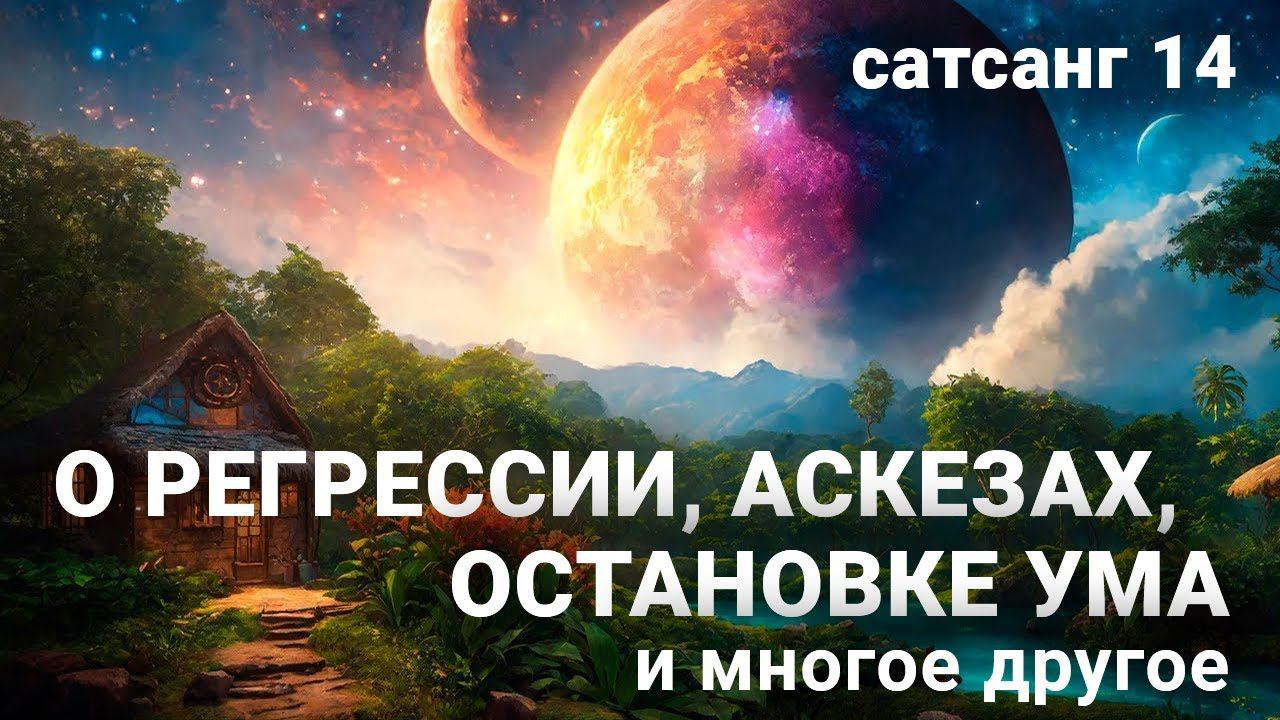 Сатсанг 14 (05.03.2024) О регрессии, аскезах, остановке ума и многое другое смотреть онлайн