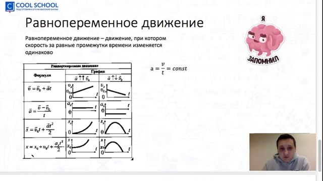 Кинематика материальной точки | Физика ЕГЭ | Cool School смотреть онлайн