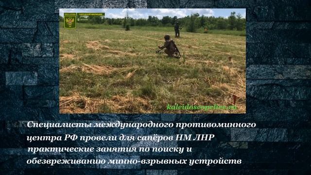 Специалисты международного противоминного центра РФ провели для сапёров НМ ЛНР