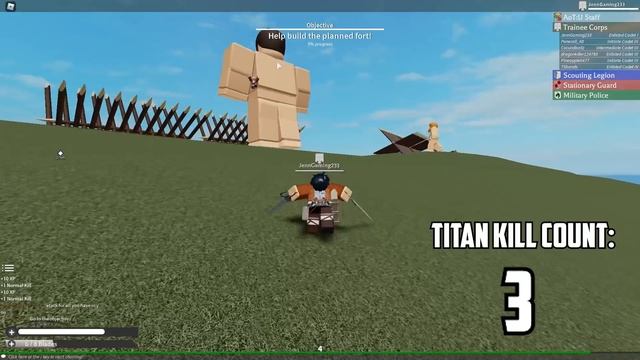 ANG LEVI NG ROBLOX HAHA! | AOT BEAST TITAN FREEPLAY | ROBLOX смотреть онлайн