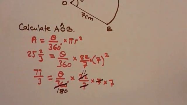 How to find the Central Angle of a Sector with area and radius @GSCEMathematicsZone12 смотреть онлайн