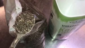 Кефир, гречка и семена Chia