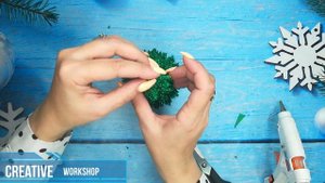 DIY?ЕЛОЧКА ИЗ ФОАМИРАНА своими руками?Мастер класс?Новогодние поделки из фоамирана?Новогодний декор