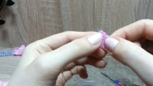 SAKURA Beaded Necklace/Necklace/Beaded Necklace/Колье из бисера и бусин САКУРА/Как сделать колье/1