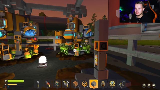 СОРЗ МЕНЯ ЗАГОНЯЛ! ПОСТРОИЛИ 6 АВТОФЕРМ | Выживание в Scrap Mechanic смотреть онлайн