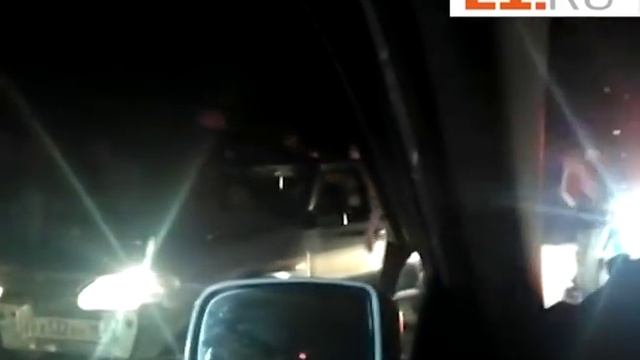 Пробка после "Уралфеста" на Старотагильском тракте. смотреть онлайн