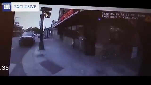 Задержание Флойда. Видео с нательной камеры полицейского смотреть онлайн