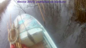 Весна 2023, рыбалка на витили. Рыба ловится.
