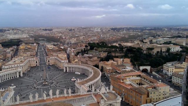 Поглед от Купола на Базиликата " Свети Петер " смотреть онлайн