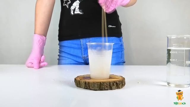 Тепловые качели. Хлорид кальция с водой и льдом
