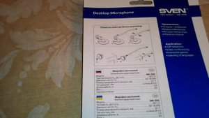 Микрофон для компьютера Sven mk-200