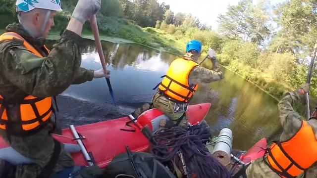 Воентур - байдарки, мост и маршбросок с коптера и гоупро смотреть онлайн