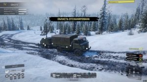 SnowRunner. Карта "Ледяная дорога". ГАЗ-66 "Шишига".