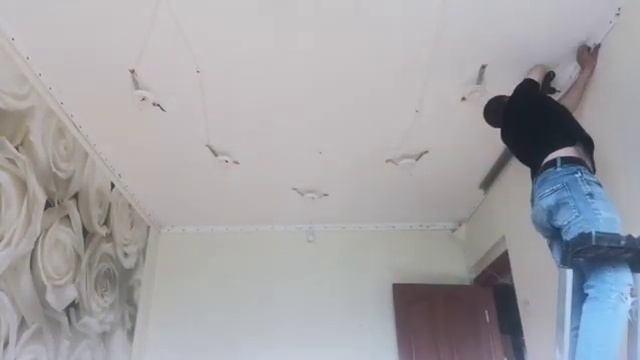 Демонтаж натяжных потолков смотреть онлайн