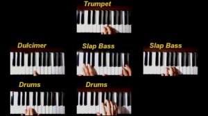 Airship & Boss (Super Mario Bros. 3 in Super Mario All-Stars, SNES) - All tracks on keyboard