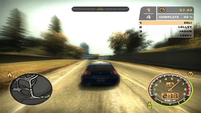 Need For Speed Most Wanted (2005): Walkthrough #9 - Hwy 99 & State (Sprint) смотреть онлайн