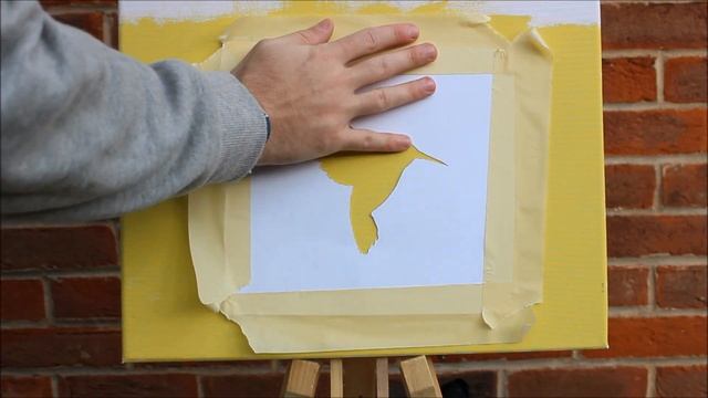 Easy Bird Stencil смотреть онлайн